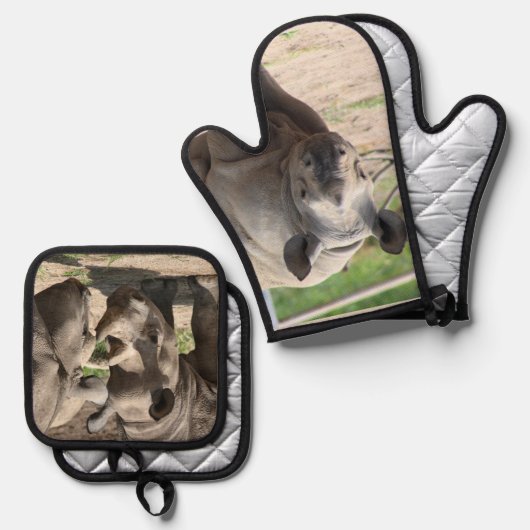 サイ 鍋つかみ&鍋敷きセット (正面/裏面)