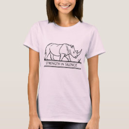 サイ - 静かな強さ Tシャツ