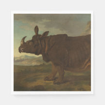サイ（Rhino）（野生動物）（J.B.オードリー作）