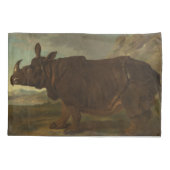 サイ(Rhino)(野生動物)(J.B.オードリー作) 枕カバー (裏面)