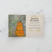 サウィン - ハロウィンのグリーティングカード カード (内部)