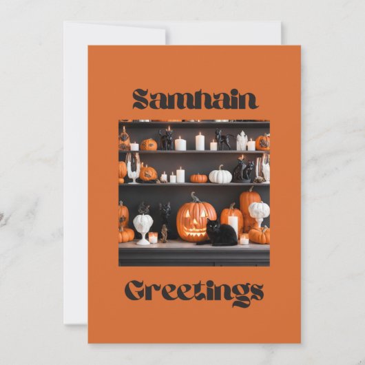 サウィン（Samhain） のご挨拶 シーズンカード (正面)