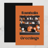サウィン（Samhain） のご挨拶 シーズンカード (正面/裏面)