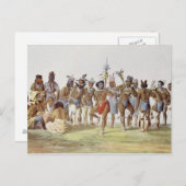 サウクとキツネの戦争ダンス ポストカード (正面/裏面)