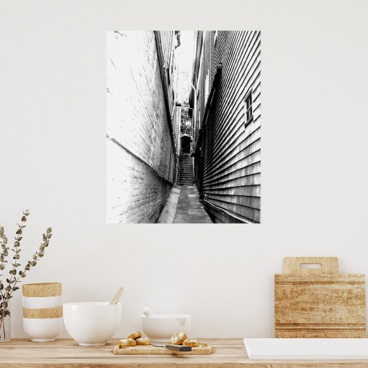 サウサリートの路地 ポスター (キッチン)