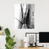 サウサリートの路地 ポスター (ホームオフィス)