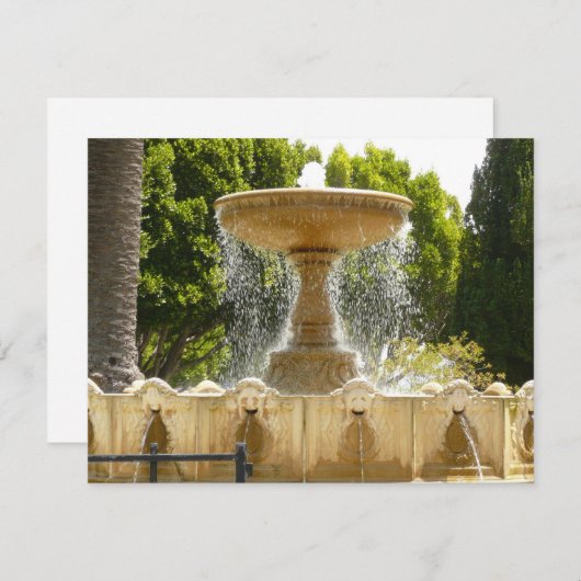 サウサリート噴水カリフォルニア旅行写真 (正面/裏面)