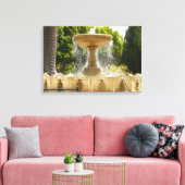 サウサリート噴水カリフォルニア旅行写真 キャンバスプリント (インサイチュ (リビング))