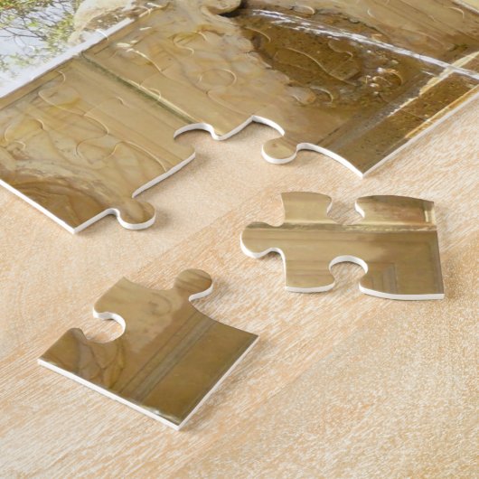 サウサリート噴水カリフォルニア旅行写真 ジグソーパズル (側面)