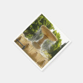 サウサリート噴水カリフォルニア旅行写真 スタンダードカクテルナプキン (角)