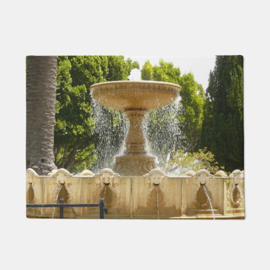 サウサリート噴水カリフォルニア旅行写真 ドアマット (正面)