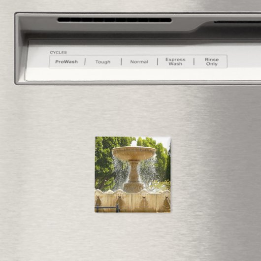 サウサリート噴水カリフォルニア旅行写真 マグネット (インサイチュ (食洗機))