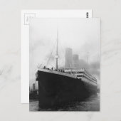 サウサンプトンの波止場でタイタニック ポストカード (正面/裏面)