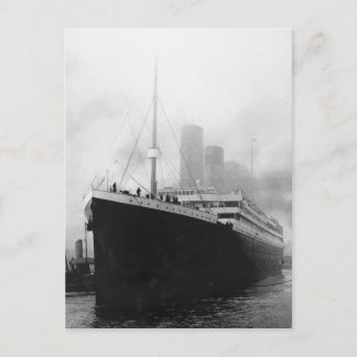 サウサンプトンの波止場でタイタニック ポストカード