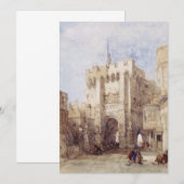 サウサンプトンシティのバージェートゲートハウス 招待状 (正面/裏面)