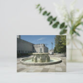 サウサンプトン図書館噴水 ポストカード (スタンド正面)