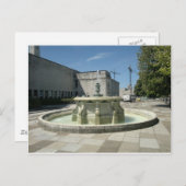 サウサンプトン図書館噴水 ポストカード (正面/裏面)