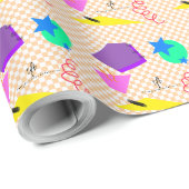 サウザベンのスローバック！幾何学模様1 ラッピングペーパー (ロールコーナー)