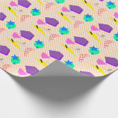 サウザベンのスローバック！幾何学模様1 ラッピングペーパー (角)