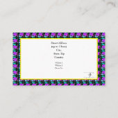 サウザベンのスローバック!幾何学模様3 名刺 (裏面)