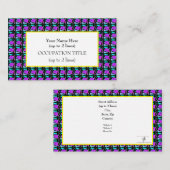 サウザベンのスローバック!幾何学模様3 名刺 (正面/裏面)