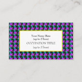 サウザベンのスローバック!幾何学模様3 名刺 (正面)