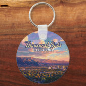 サウザンドオークスカリフォルニアロサンゼルスベンチュラ キーホルダー (裏面)