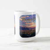 サウザンドオークスカリフォルニアロサンゼルスベンチュラ コーヒーマグカップ (正面右)