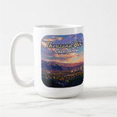 サウザンドオークスカリフォルニアロサンゼルスベンチュラ コーヒーマグカップ (左)