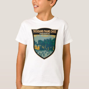 サウザンドパームズオアシスプレザーブカリフォルニアヴィンテージT Tシャツ