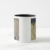 サウジアラビアからの黄褐色の塵の雲 マグカップ (中央)