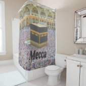 サウジアラビアのメッカでイスラム教で最も神聖な都市、カーバ シャワーカーテン (インサイチュ)