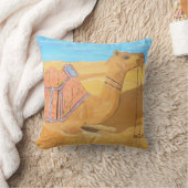 サウジアラビアのラクダの枕 クッション (ブランケット)