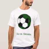 サウジアラビアのワールドカップのサッカーのTシャツ Tシャツ (正面)