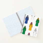 サウジアラビアの伝統的な男性用トーブ ノートブック (内部)