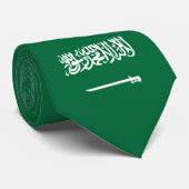 サウジアラビアの国旗 ネクタイ (ロール)