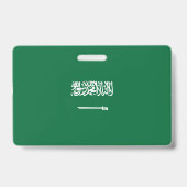 サウジアラビアの国旗 バッジ (裏面)