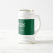 サウジアラビアの国旗 ビールジョッキ (正面右)