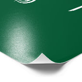 サウジアラビアの国旗 フォトプリント            (角)