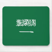 サウジアラビアの国旗 マウスパッド (正面)