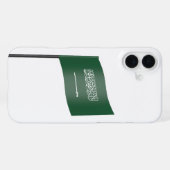 サウジアラビアの国旗 iPhoneケース (裏面横)
