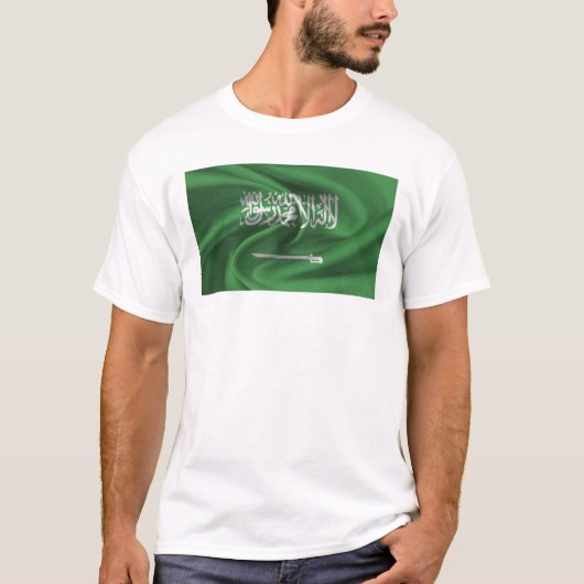 サウジアラビアの国旗 Tシャツ (正面)