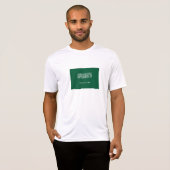 サウジアラビアの国旗 Tシャツ (正面フル)