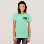 サウジアラビアの旗と地図のTシャツ Tシャツ (正面フル)