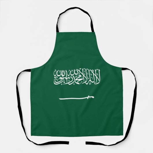 サウジアラビアの旗 エプロン (正面)