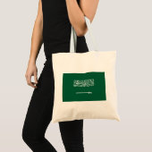 サウジアラビアの旗 トートバッグ (正面(商品))