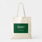 サウジアラビアの旗 トートバッグ (裏面)