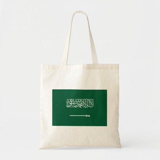 サウジアラビアの旗 トートバッグ (正面)