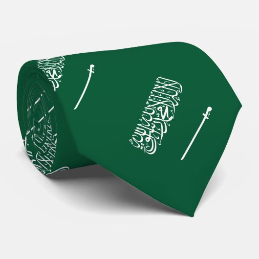 サウジアラビアの旗 ネクタイ (ロール)