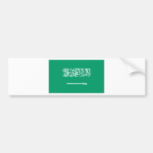サウジアラビアの旗 バンパーステッカー